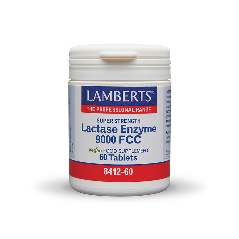 LAMBERTS - Lactase Enzyme 9000 FCC - 60tabs